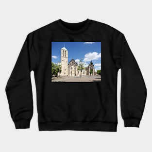 Cathedral, church, minster, city, Westphalia Crewneck Sweatshirt